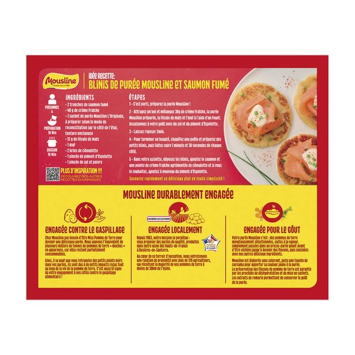 Mousline Purée Nature 125g
