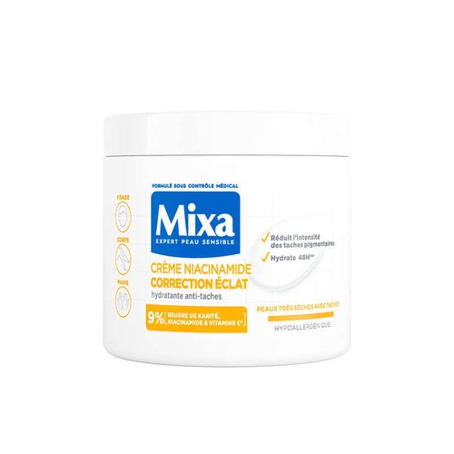 Mixa Crème Niacinamide correction éclat 400ml
