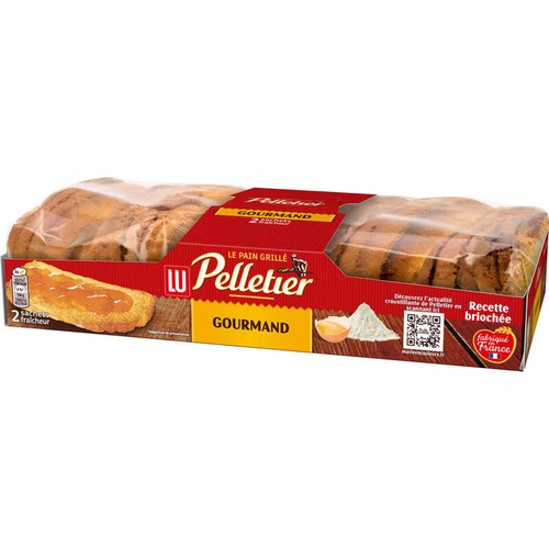 Lu Pelletier Pain grillé Gourmand 300g
