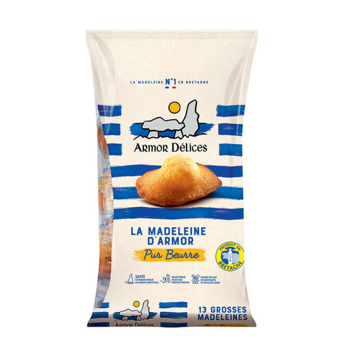 Armor Délice Madeleines pur beurre x13