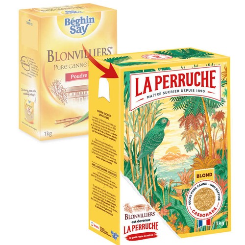 Blonvilliers Sucre Roux De Canne En Poudre 1kg