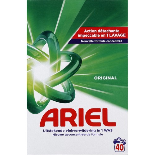 Ariel Poudre détergent original x40 Lavages