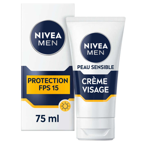 Nivea Men Crème Sensitive Visage SPF15 75ml