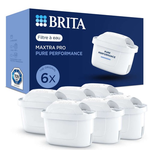 Brita pack 6 filtres à eau maxtra pro tout en 1