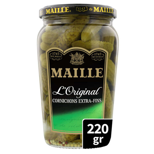 Maille Cornichons Extra-Fins L'Original Bocal 220g