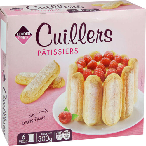 Leader price biscuits cuillers aux oeufs 300g