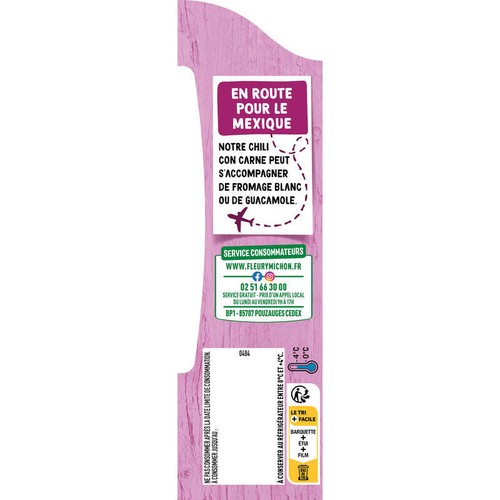 Fleury Michon Chili Con Carne Et Riz 300g