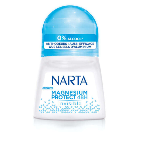 Narta Déodorant Bille 48h Invisible Magnesium Protect 50ml