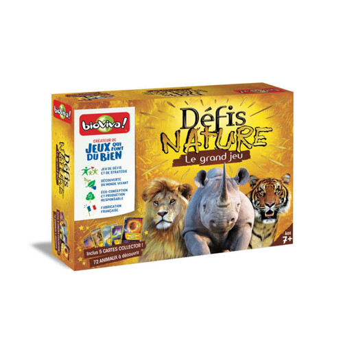 Bioviva Le Grand Jeu Défis Nature & Cartes Collectors 8 Ans Et +