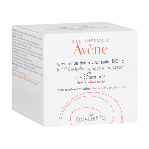 [Para] Eau Thermale Avène Les Essentiels Crème nutritive revitalisante riche peaux très sèches 50ml