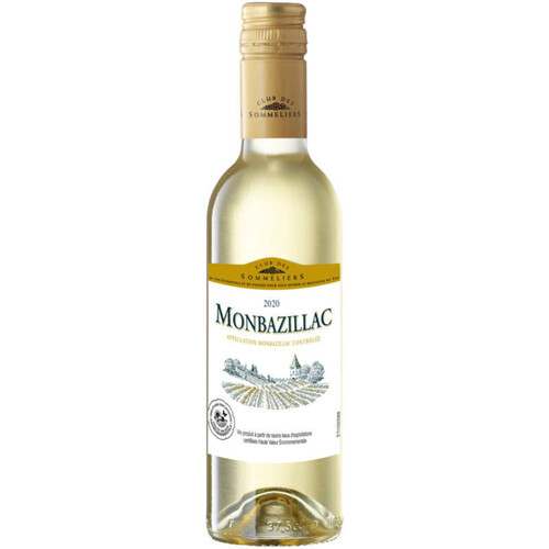 Club des sommelier Monbazillac Vin blanc 37,5cl