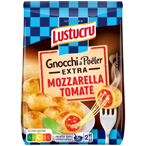 Lustucru Gnocchi à Poêler Tomate Mozzarella 280g