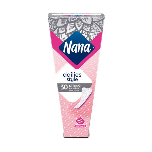 Nana Protège-Lingerie Fraîcheur Quotidienne String X30
