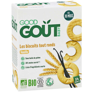 [Par Naturalia]  Good Goût Biscuits Bio Vanille Dès 10 Mois 80g