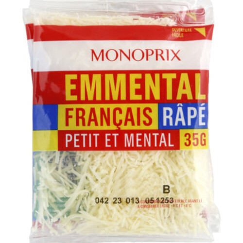 Monoprix Emmental Râpé 3x35g