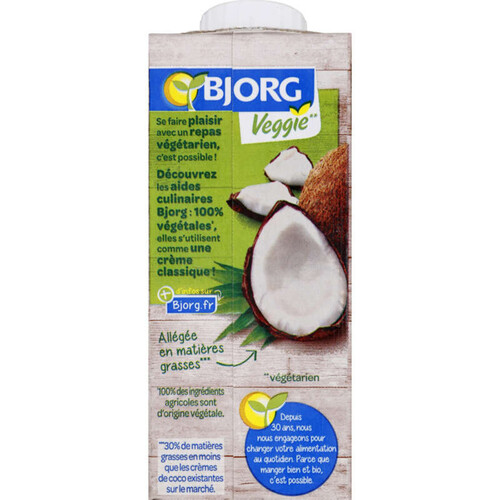 Bjorg Crème de coco légère, bio 200ml