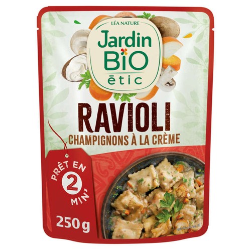 Jardin Bio Raviolis Champignons 250g