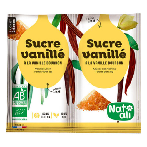 [Par Naturalia] Sucre vanillé 2X8G Bio