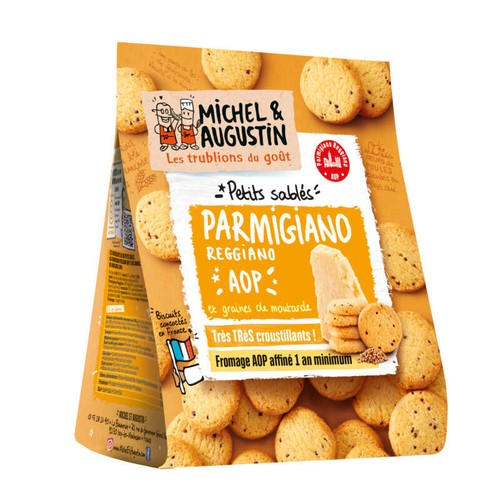 Michel & Augustin Petits Sablés Parmigiano Reggiano Aop 100g
