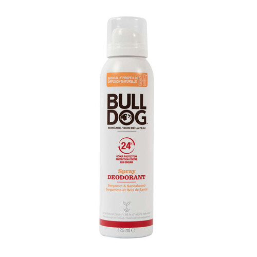 Bulldog déodorant naturel bergamotte spray 125ml