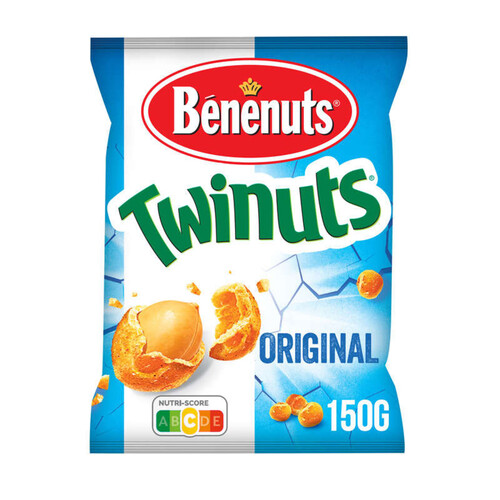 Benenuts - Twinuts - Cacahuètes enrobées saveur nature - Le sachet de 150g