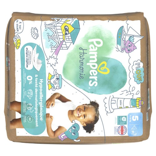 Pampers Harmonie Ed Limitée Taille 5 - 11kg-16kg – x31 Couches