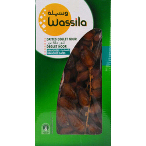 Wassila Dattes Deglet Nour Branchées 1kg