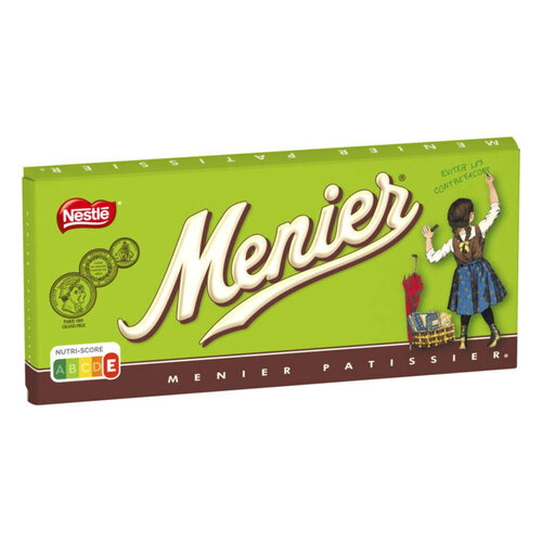 Menier Tablette De Chocolat Noir Patissier 200G