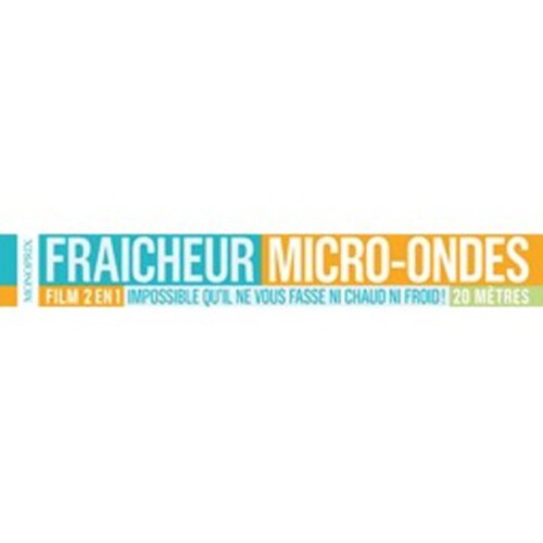 Monoprix Film Fraîcheur Micro-Ondes 2En1 20 Mètres