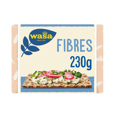 Wasa biscottes croustillantes fibres 230g