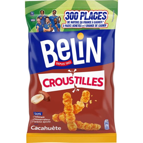 Belin Croustilles Biscuits Apéritifs Cacahuètes 138g