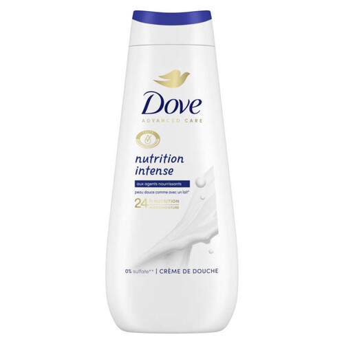 Dove Advanced Care Crème de Douche Nutrition Intense 0% Sulfate 400ml