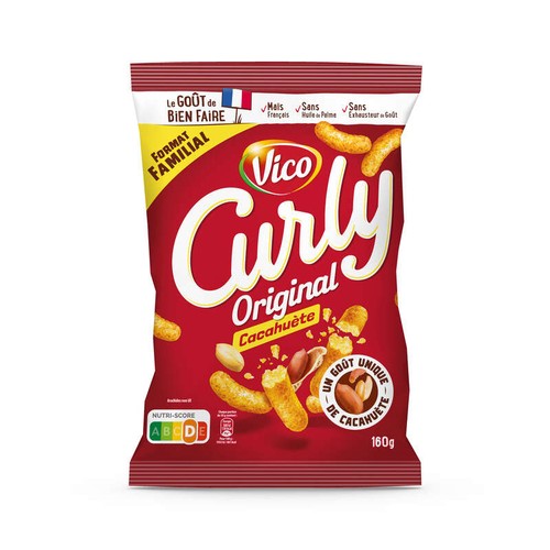 Curly à la cacahuète 160g