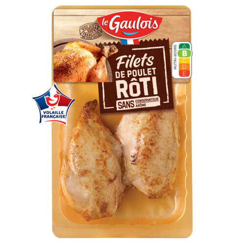 Le Gaulois Filet De Poulet Rôti x2 275g