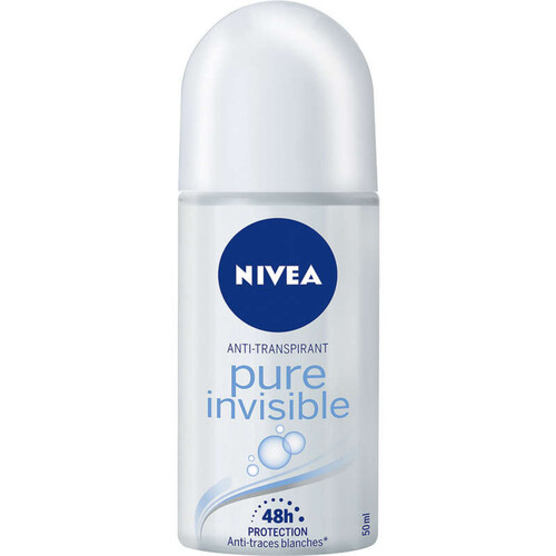 Nivea Déodorant Soin Douceur, Protection Invisible 24H 50Ml