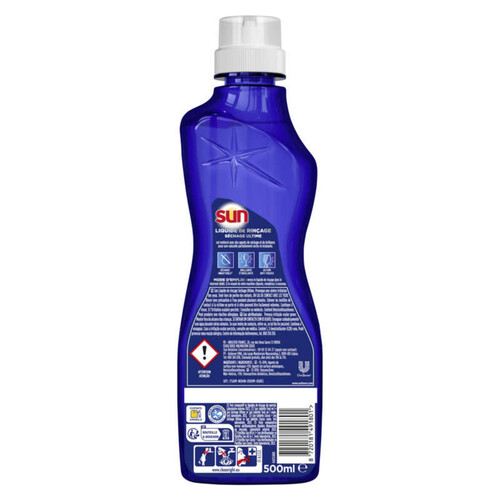 Sun Liquide de Rinçage Lave-Vaisselle Séchage 500ml