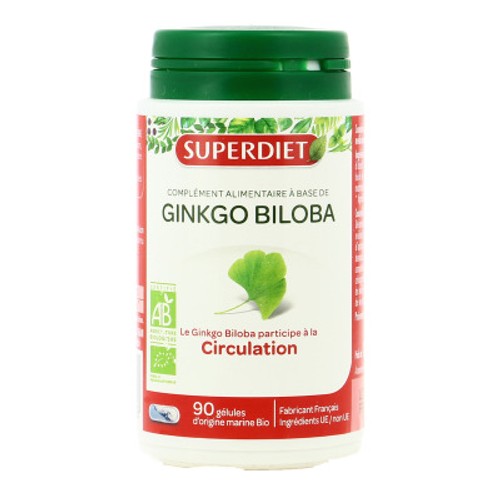 Super Diet Ginkgo Biloba Bio - 90 Gélules