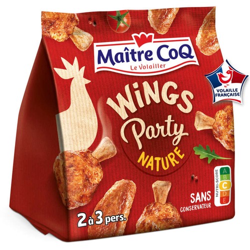 Maître CoQ Wings Party Nature 400g