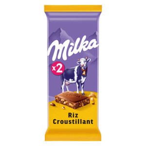 Milka Chocolat au Lait et Riz Croustillant 200g