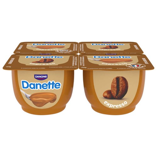 Danette Crème Dessert Café Expresso 4x125g