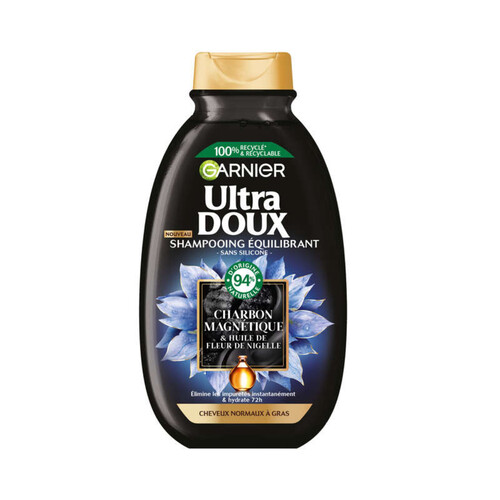 Garnier Ultra Doux Charbon Magnétique Shampooing Equilibrant 250ml