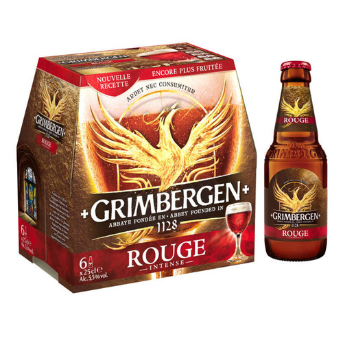 Grimbergen Bière Fruits Rouges 6x25cl