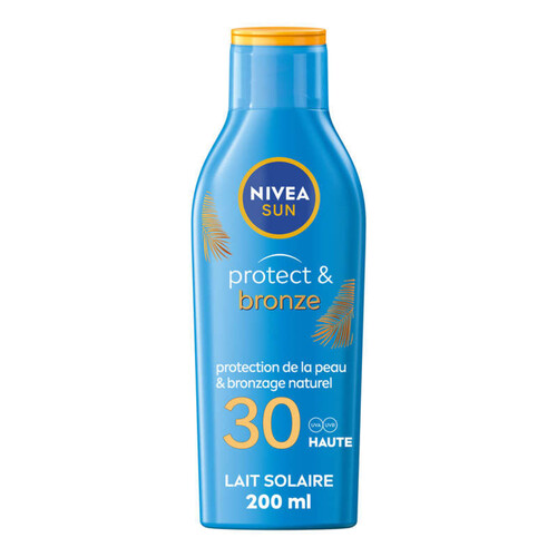 Nivea Lait Solaire Activateur De Bronzage Protect & Bronze Fps 30 200Ml