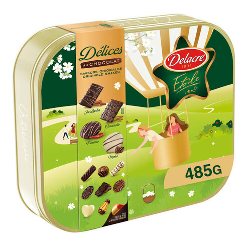 Delacre Etoile délices au chocolat saveurs originales 485g