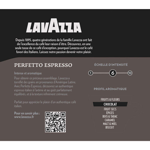 Lavazza Espresso Café Moulu Intensité 6, 100% Arabica 2X250G