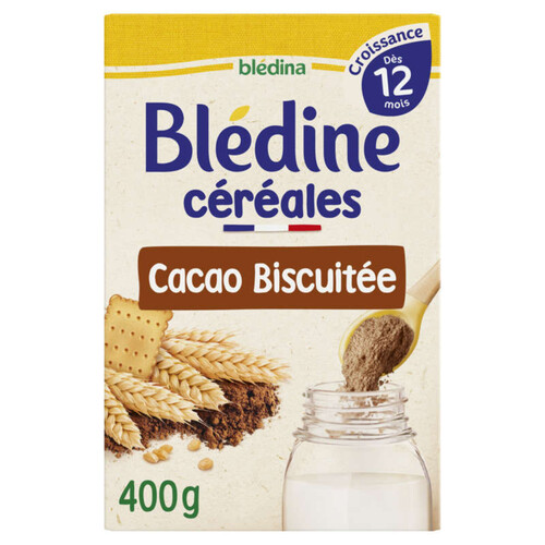 Blédina Préparation Céréales Instanées Saveur Choco Biscuitée 400g