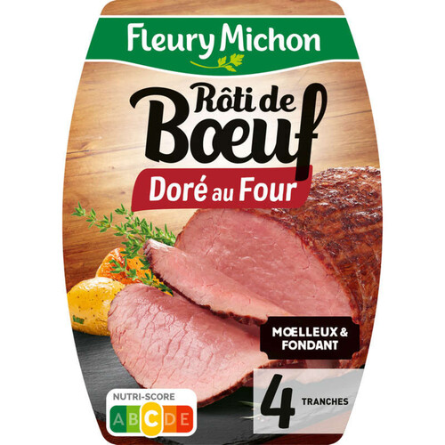 Fleury Michon Rôti De Bœuf Cuit 120G