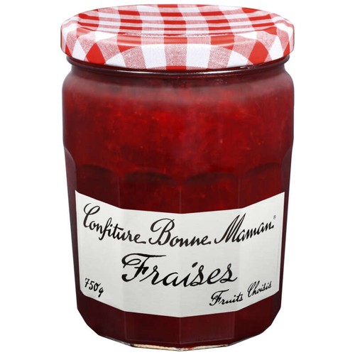 Bonne Maman confiture à la fraise pot 750g