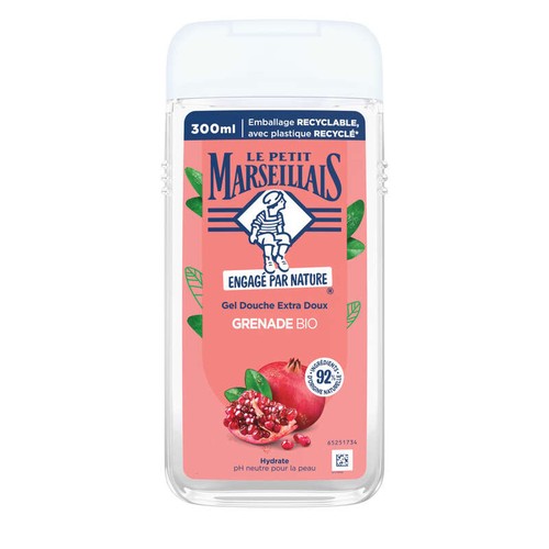 Le Petit Marseillais Gel Douche Extra Doux Grenade Bio 300ml