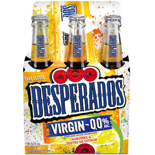 Desperados Virgin Bière 0% Alcool Pack 6x33cl.